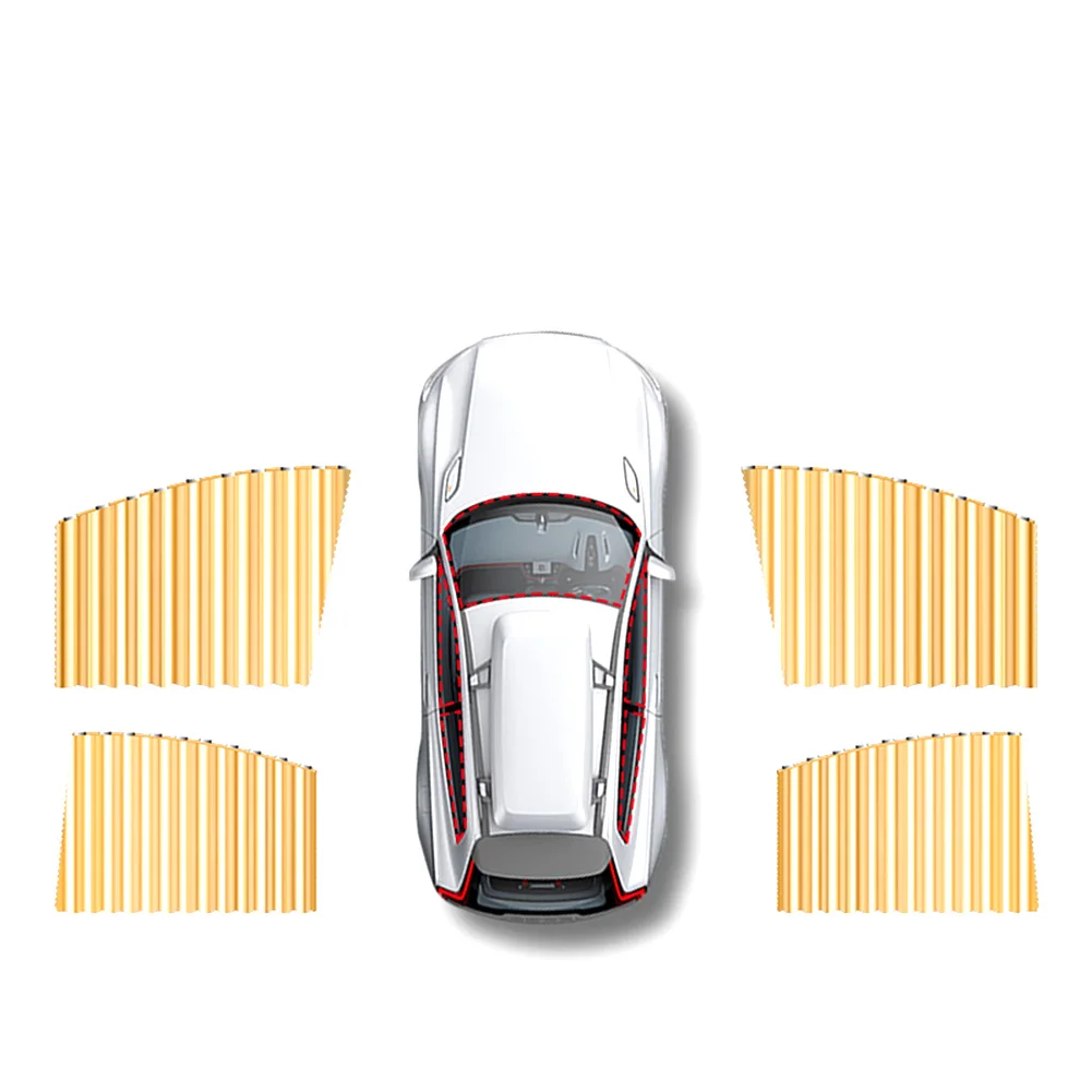 

Car Window Shade Privacy Sunshade Curtain Magnetic Type for Vehicle Sun Protection Heat Insulation Easy Installation