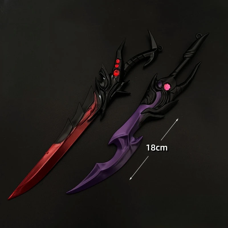 Épées Miyamoto Musashi 18cm/7,09 pouces, modèle d'armes, oeil de démon, affichage de bureau, Collection d'ornements, cadeau d'anniversaire pour garçon, jouets