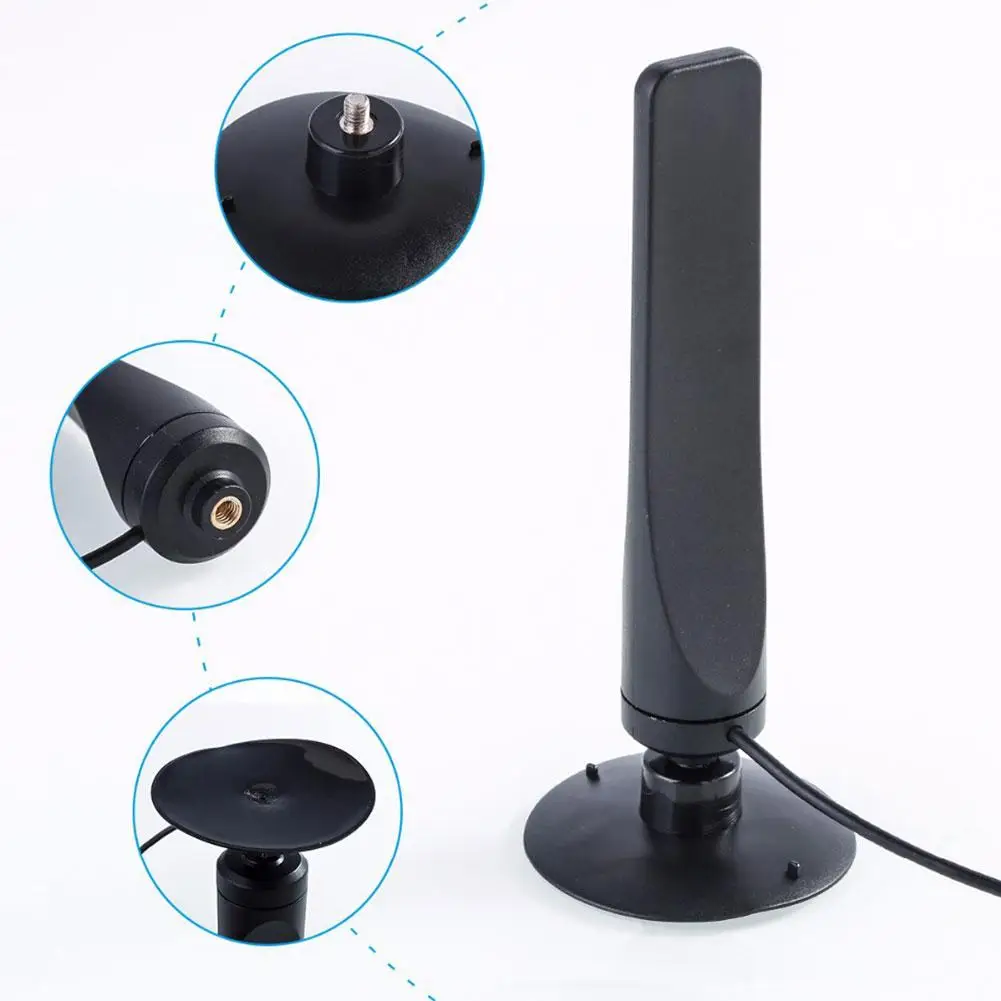 

Portable TV Antenna Coax Cable Digital TV Antenna DVB-T Digital Aerial DVB-T2 Aerial Indoor Home DAB Outdoor HD Solu Freevi Y4M8