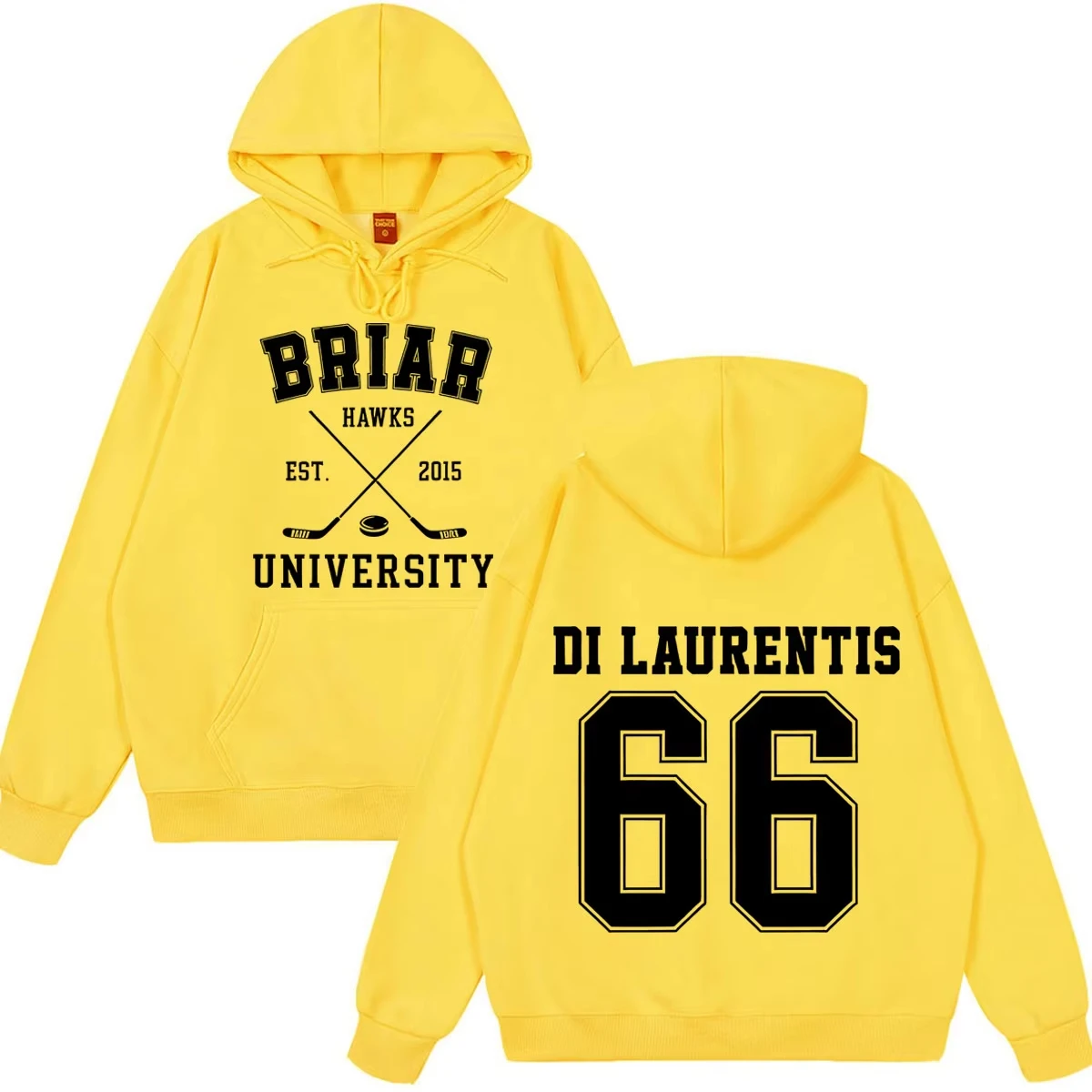 Di Laurentis 66 Off Campus TV-Serie Briar University Hoodie Herren Damen Kleidung Mode Winter Vintage Lässiger Loser Pullover – Detail 17