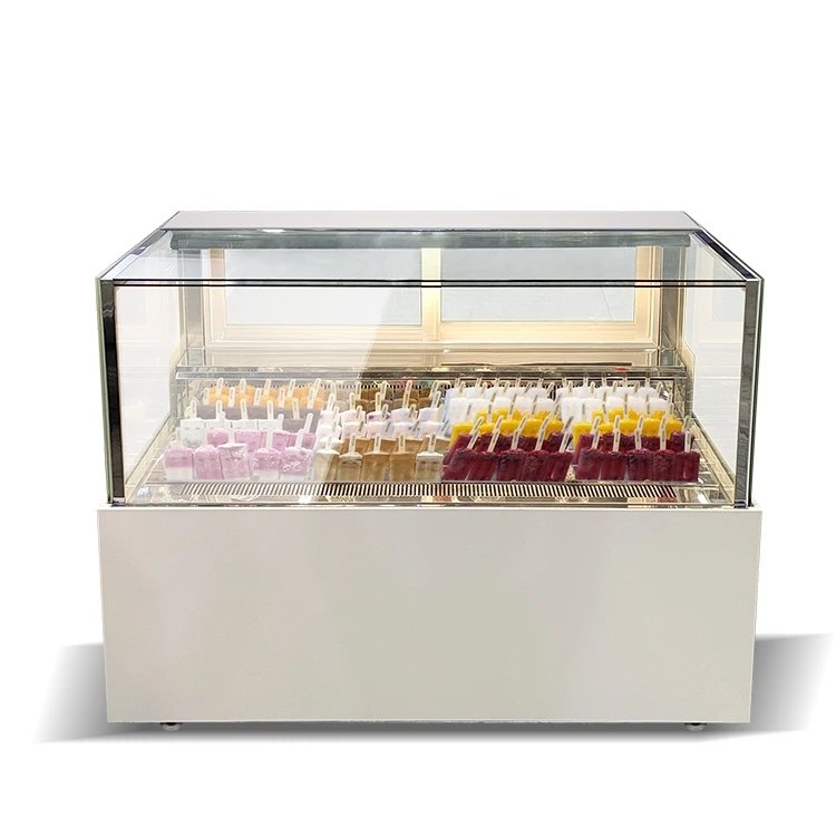 Mvckyi-Vitrine de congélateur rysicle, fournisseur professionnel commercial, équipement de réfrigération, affichage de crème glacée et de gelato, manuellement