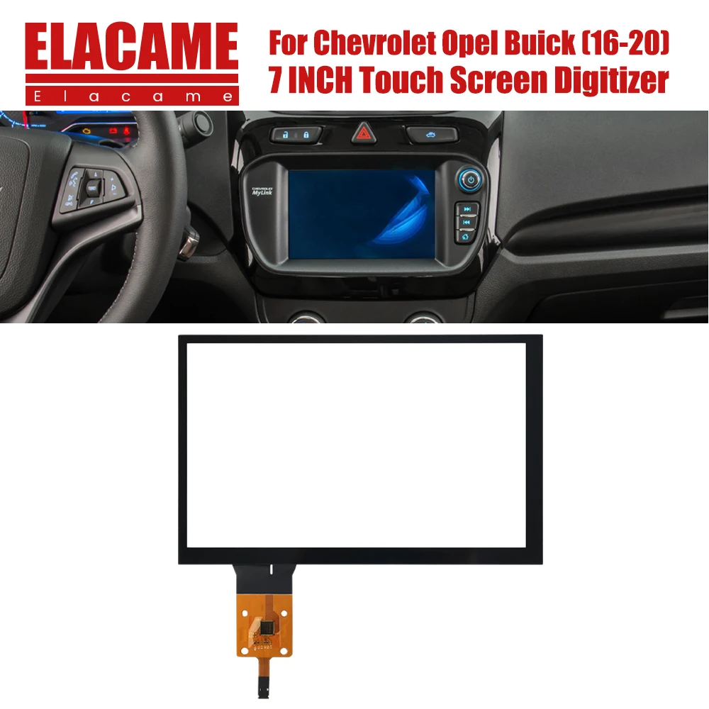 

For Chevrolet MyLink 2 2016-2020 Year 7INCH Touch Screen Panel LA070WV6 SD 01 Car Audio Multi-media CD Player Parts