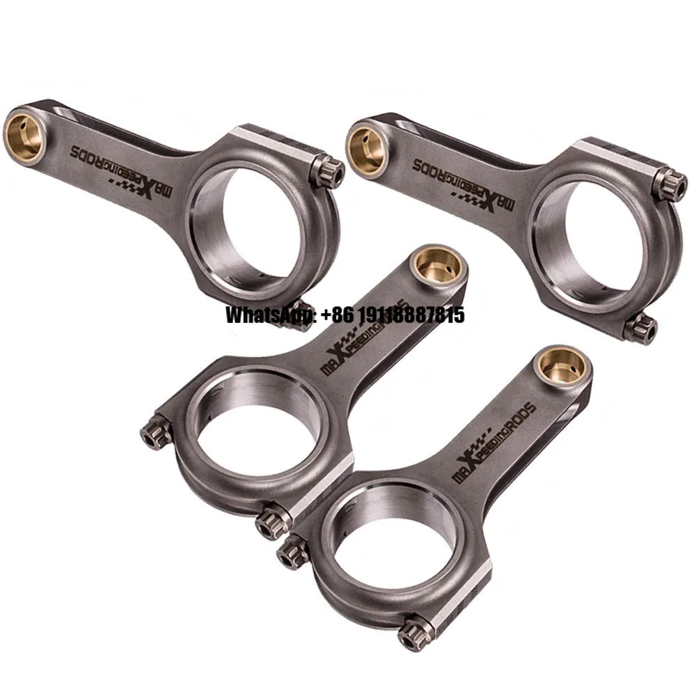 

New 4pcs 4340 Forged H-Beam Racing Connecting Rods for Suzuki GSX-R1100W 93-98 GSF1200 Bandit 4340 Conrod Factory