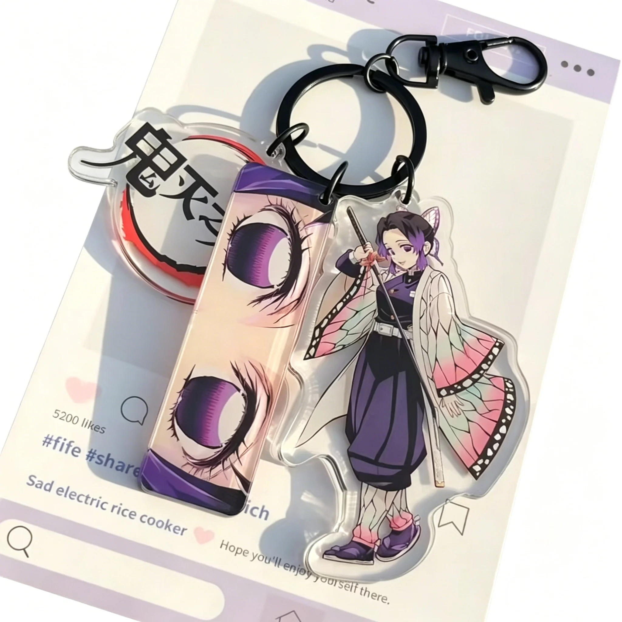 Acrylic Character Keychain — Muichirou, Shinobu, Tomioka & Giyuu