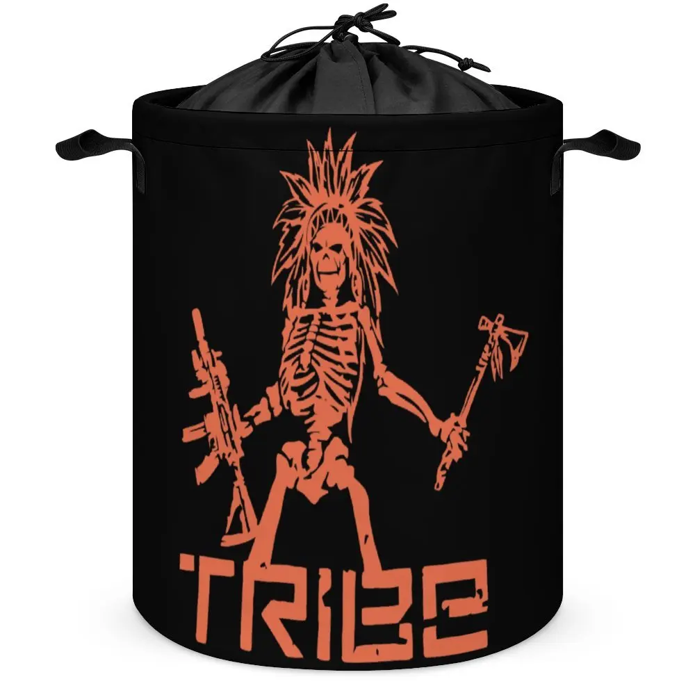 Tribe Sk8z Skull Forward Observations Group FOG Gb Storage Tank Laundry Basket Dust Proof Storage of Pet Toys Handle on Both Sid