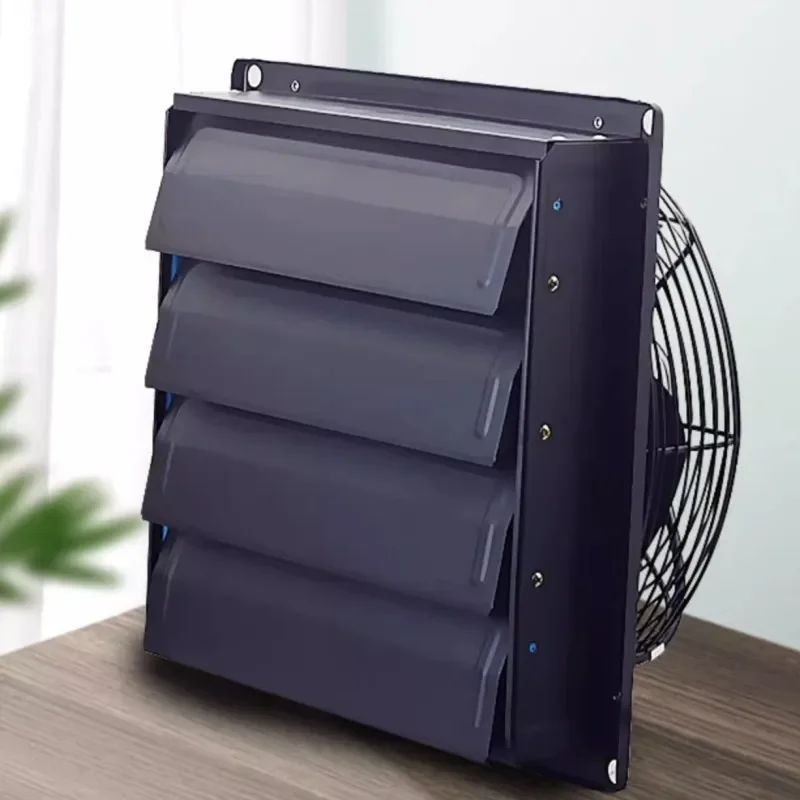 Perforation-free Louver Exhaust Fan Range Hood Powerful Exhaust Fan Kitchen Ventilation Fan Smoke Exhaust Fan