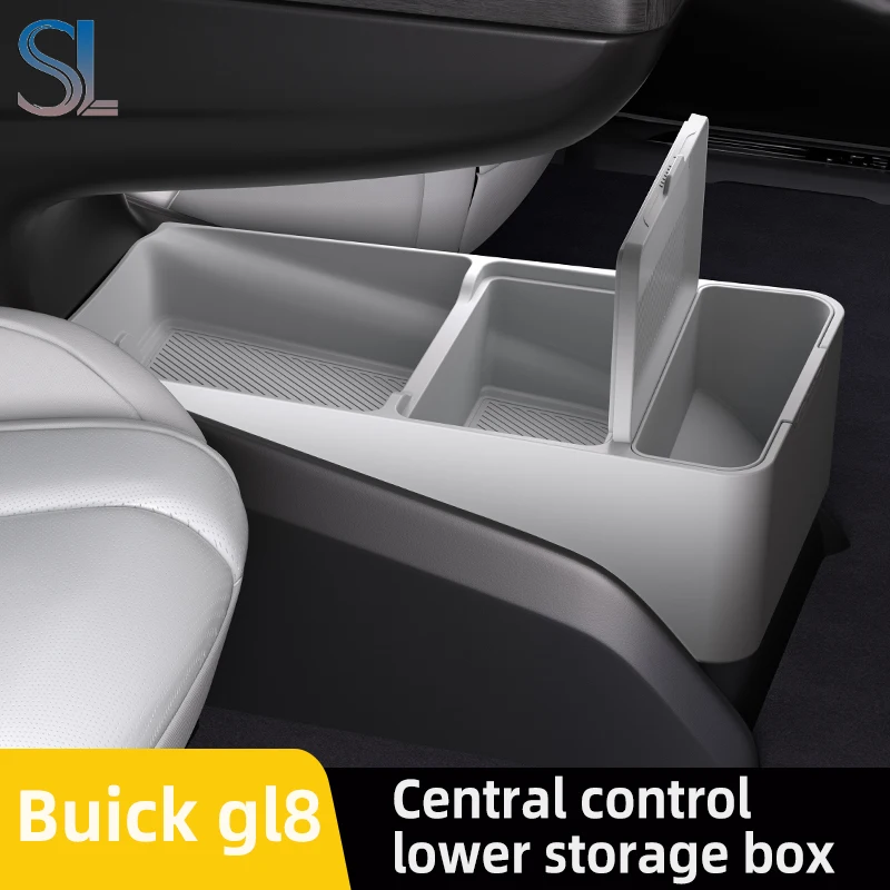 

For Buick GL8 Storage Box Center Armrest Hidden Box Cup Holder Organizer Interior Accessories
