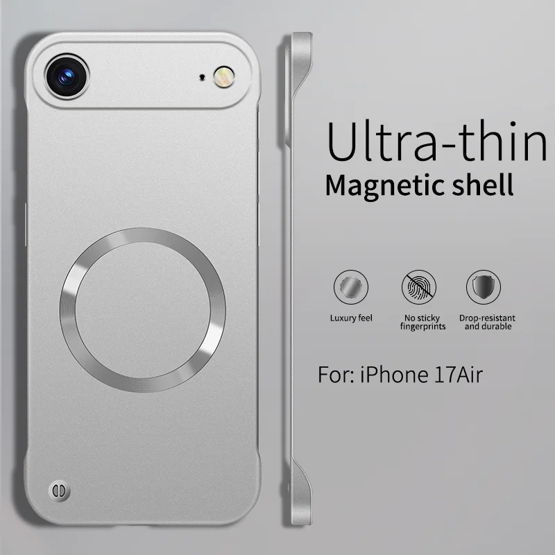 UltraThin Metallic Paint For Magsafe Magnetic Case For iPhon