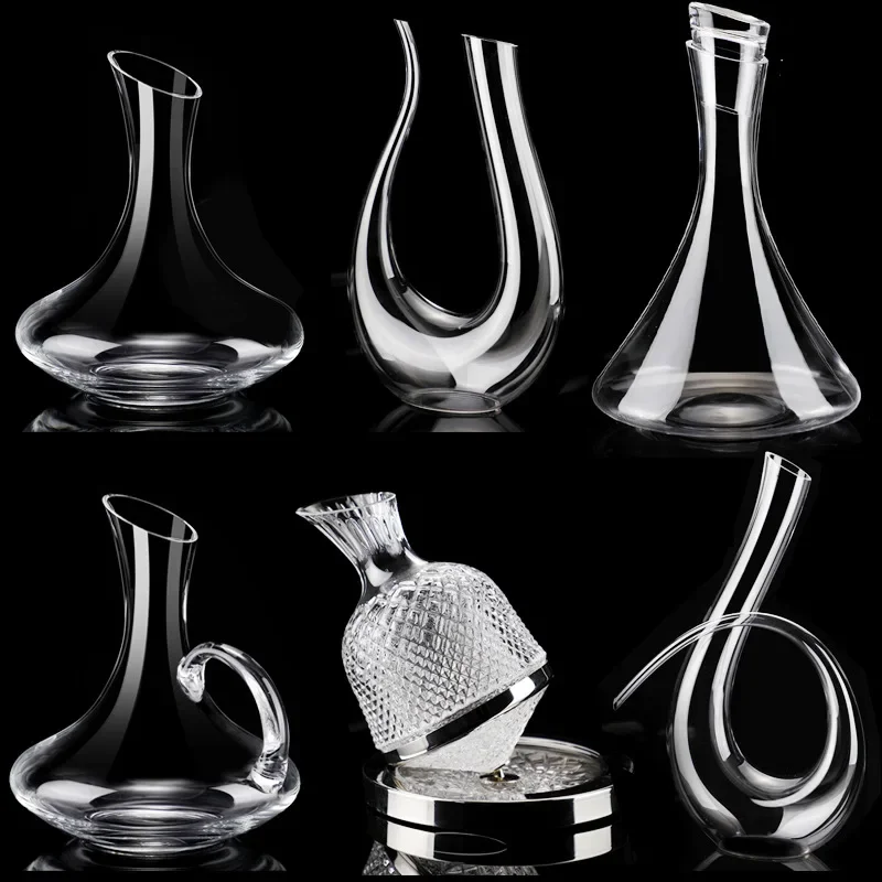 High-grade crystal glass red wine decanter household  dispenserEuropean red wine jug wine personality jug set