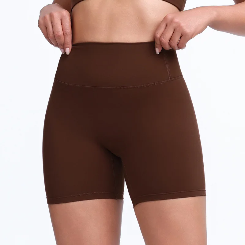 New Naked Feel Tight Fitting Pants Cycling Yoga Pants High Waisted And Hip Lifting Sports Shorts Fitness Pants Gym Shorts