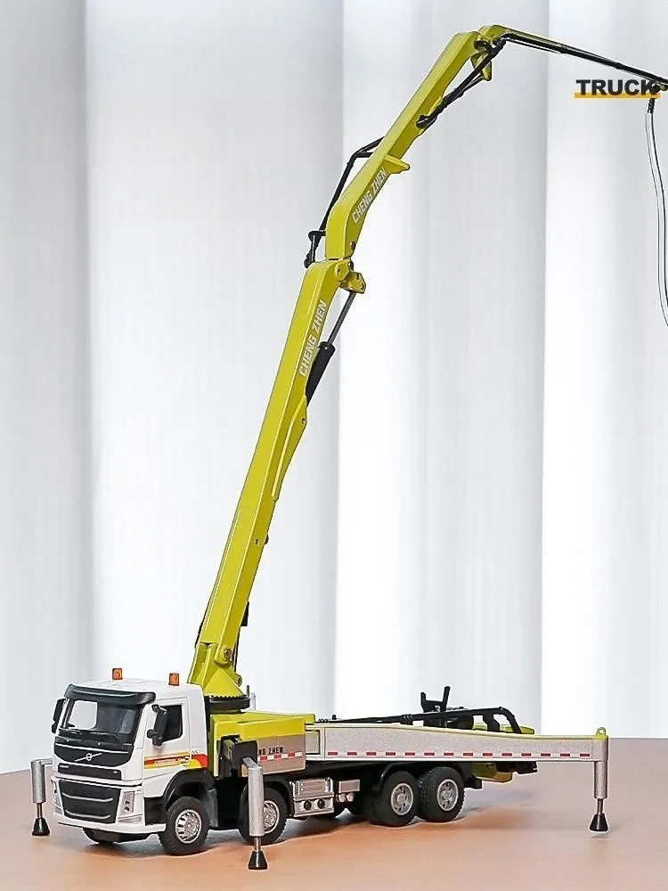 1/50 ボルボコンクリートポンプトラックおもちゃの車ダイキャスト