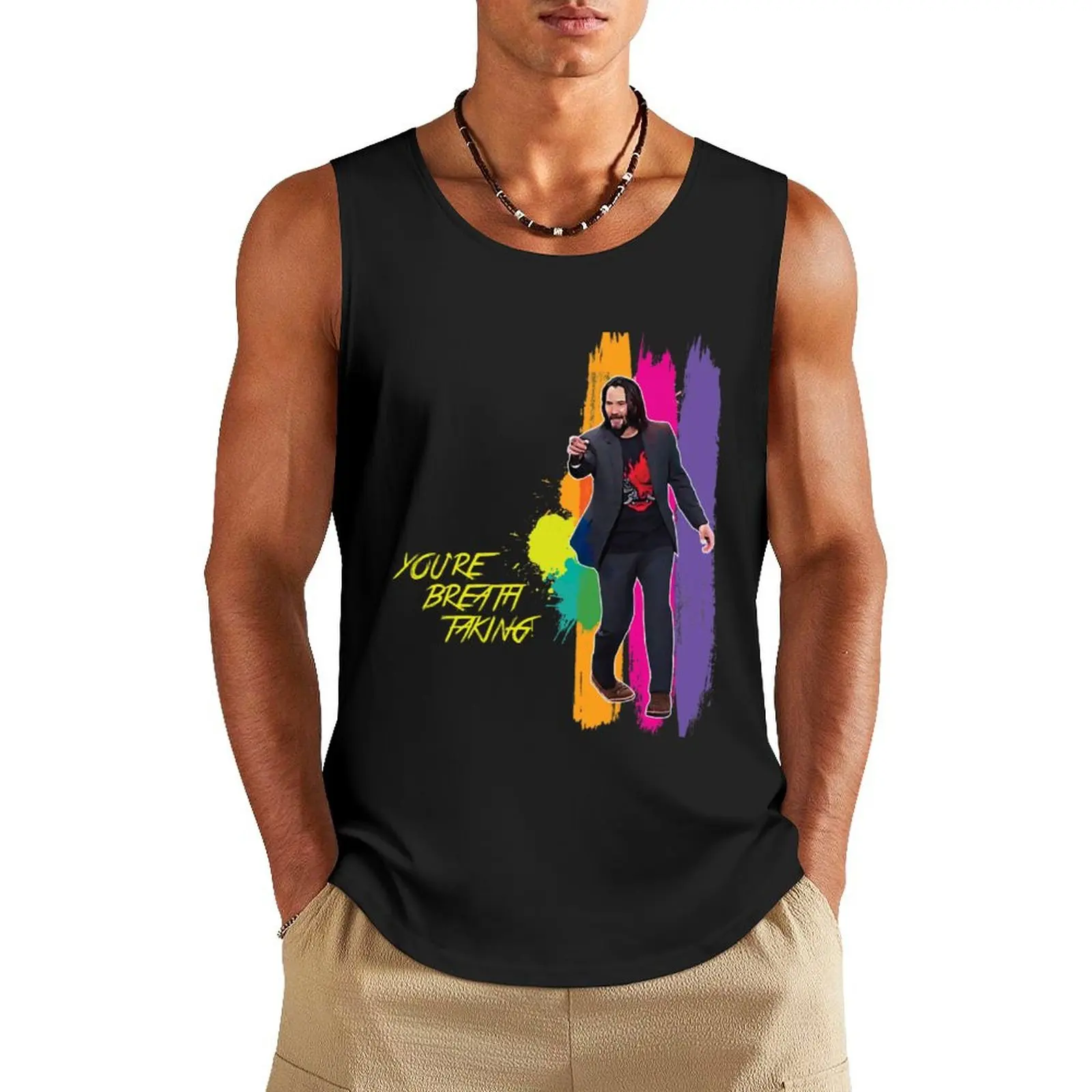 

You are breathtaking E Tank Top Vest mens designer clothes