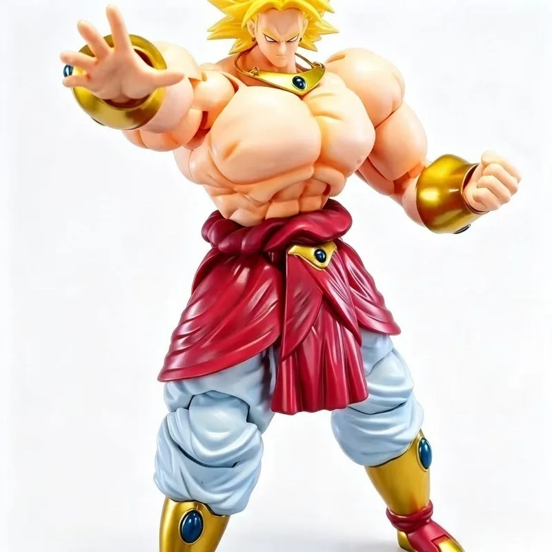 Dragon Ball Z Super Saiyan Broly SHF Movable Joints Action Figure Collectible Model Toy for Gift view 4