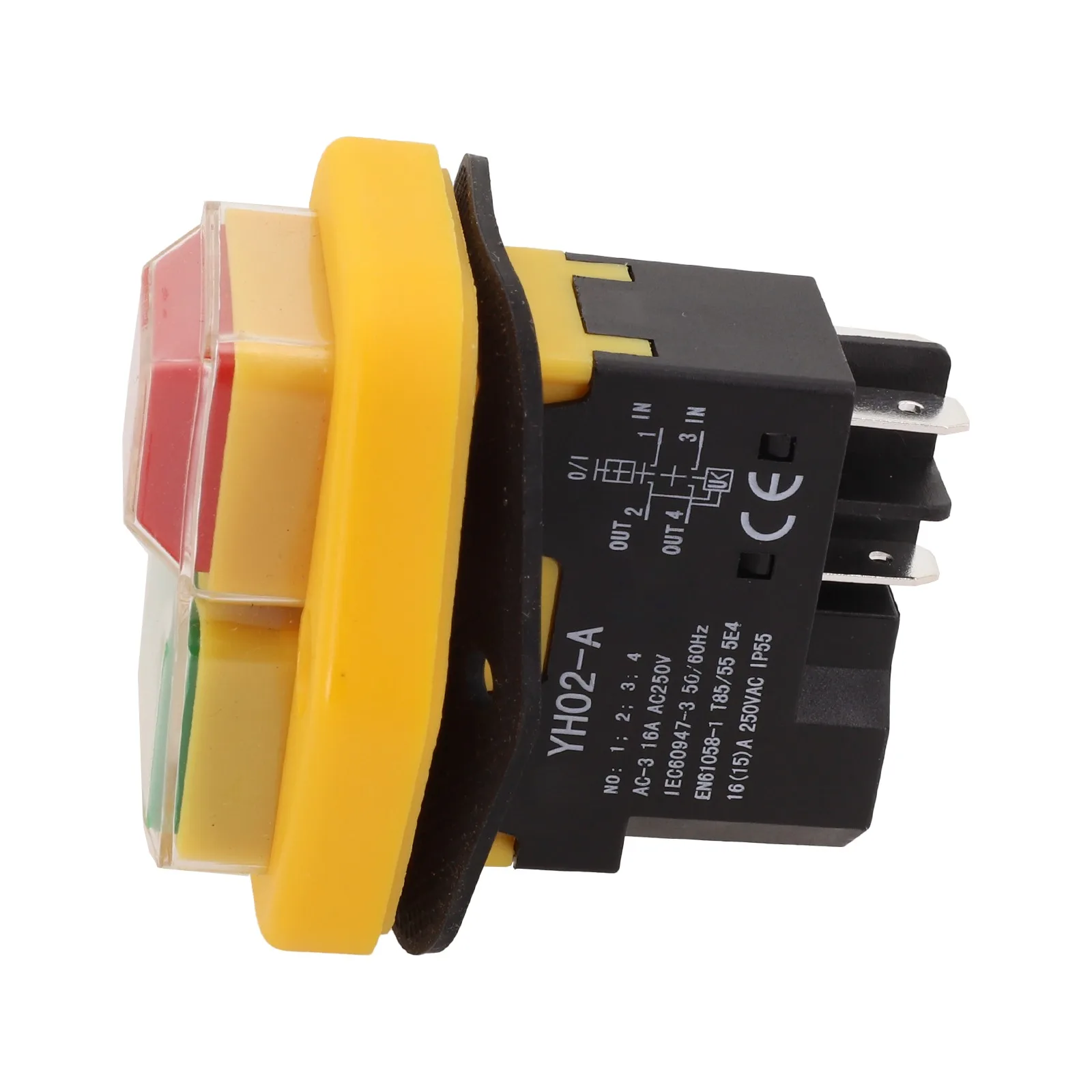 

Кнопочный переключатель AC220V Водонепроницаемый кнопочный переключатель Садоводство Промышленное использование Удобный дизайн Пластик и металл