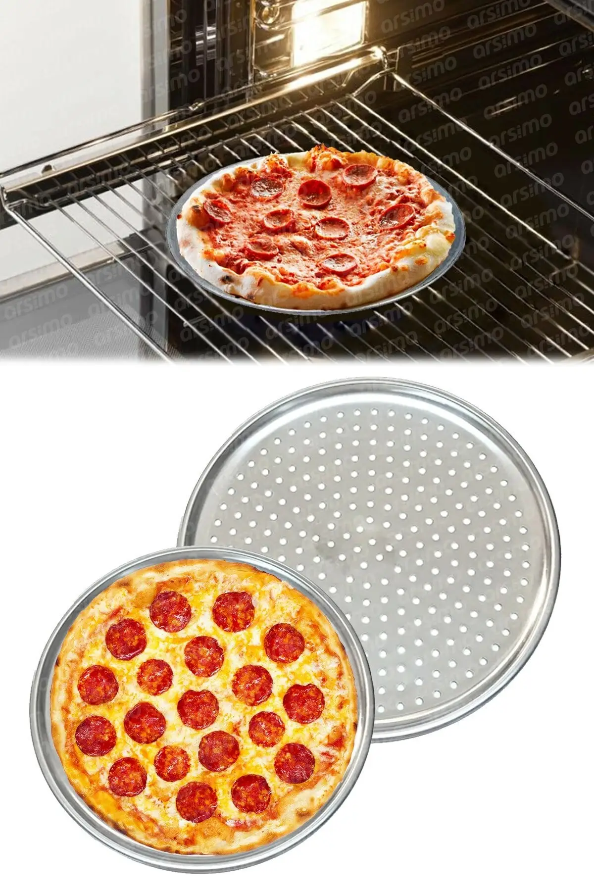 

Stainless steel Pizza oven tray with 32 Cm luxury 2022 tray Tea tray