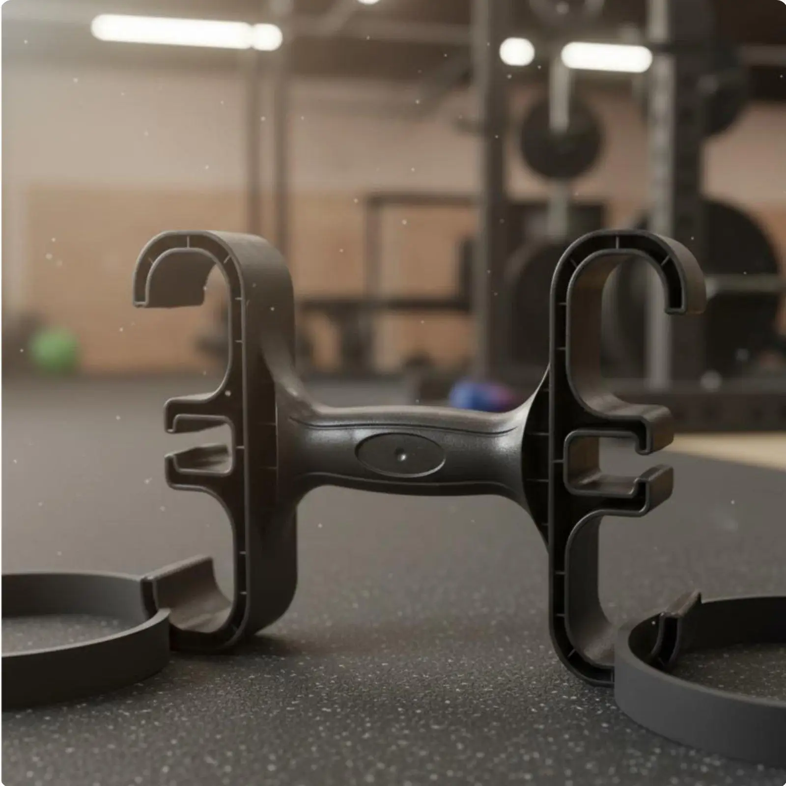 Resistance Band Training Handle for Leg and Arm Muscle Fitness Strength Accessory for Home Gym Exercise