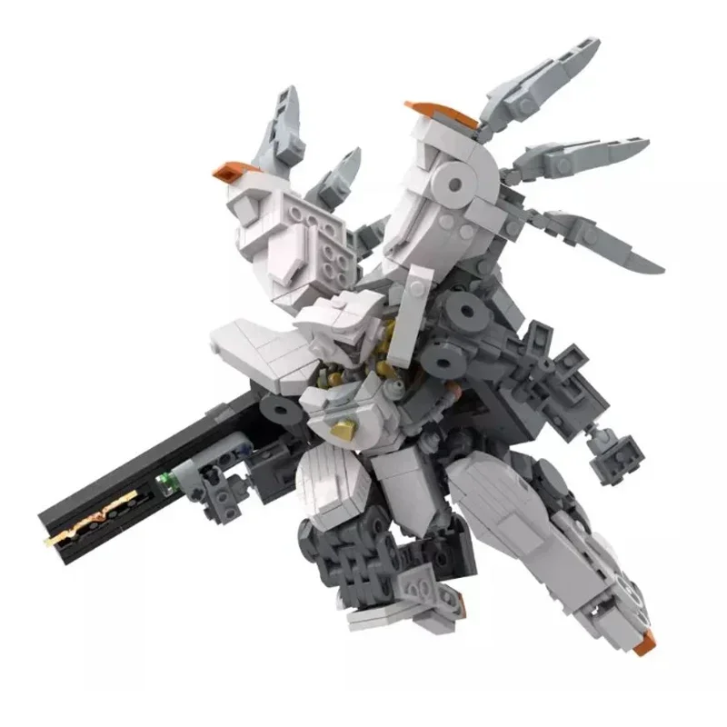 Moc Bouwstenen Militaire Wapens Model Winged Battle Mech Technologie Modulaire Blokken Geschenken Kerst Speelgoed DIY Sets Montage