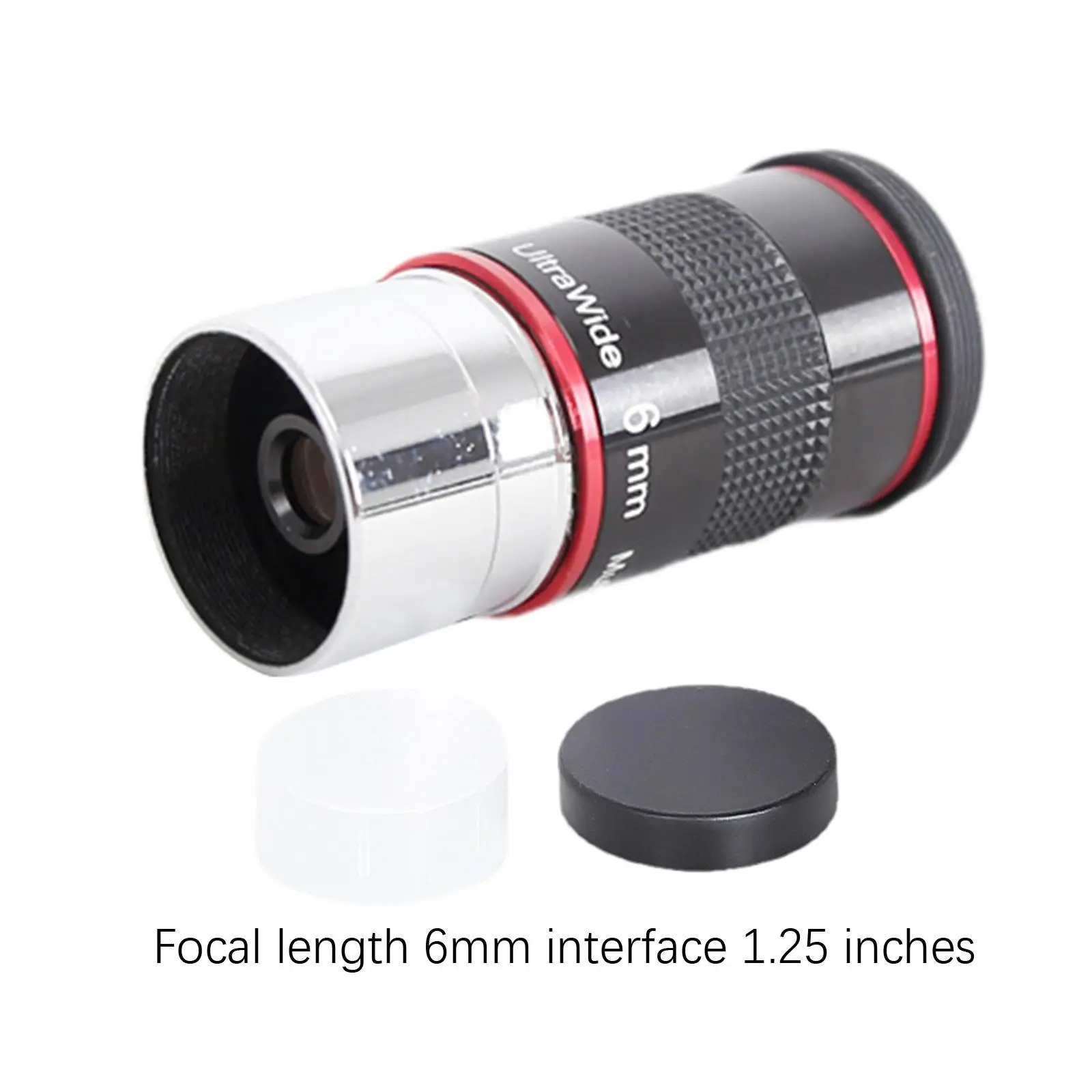 Sturdy Telescope Eyepiece 6mm Focal Length Multi Layer Coated Lens for Astronomy Lovers Portable Stargazing Accessory