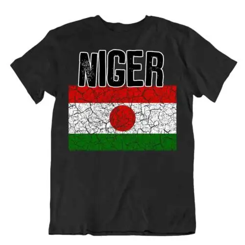 Flag T-Shirt Niger Fashion Country Souvenir Gift Tee Pride logo