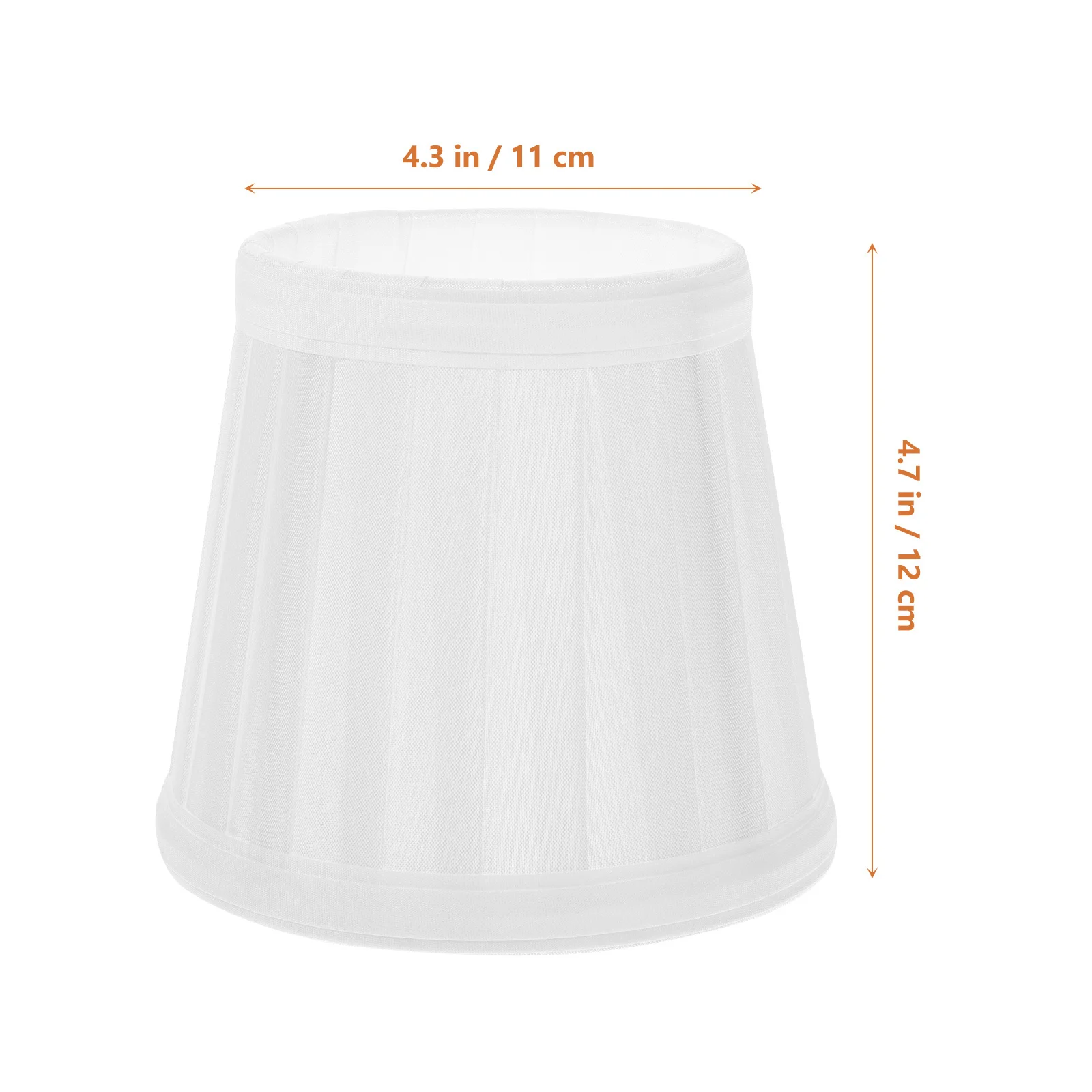 

Fabric Lamp Shade Iron Desktop Lampshade Simple Structure for Home Hotel Bedroom Floor Light Replacement Lampshade