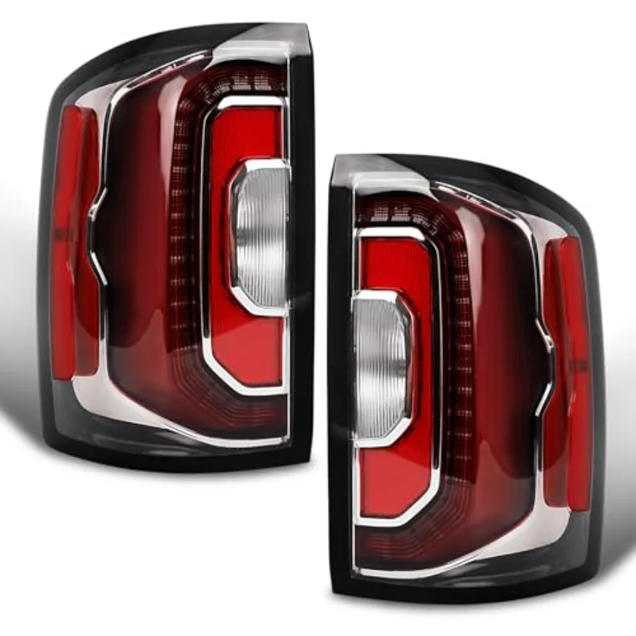 

Светодиодные задние фонари, совместимые с GMC Sierra 1500 2016 2017 2018, задние фонари в сборе для повышенной видимости и современной эстетичности