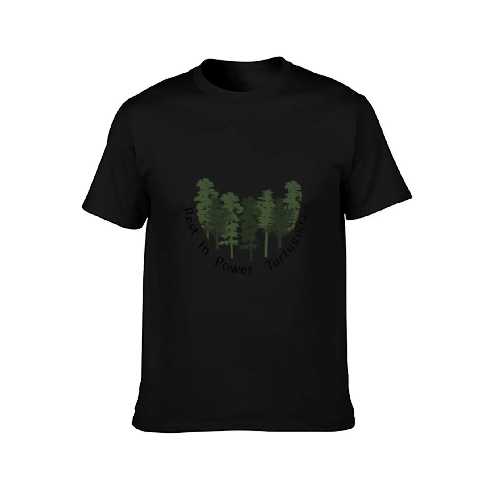 Rest In Power Tortuguita T-Shirt Basic All Season Solid T-Shirt