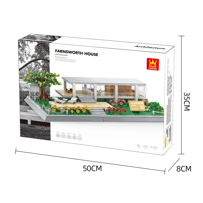 661 pçs gogh casa modelo de construção kit-blocos de montagem de paisagem brinquedo infantil high-end mansão arquitetura brinquedo para crianças