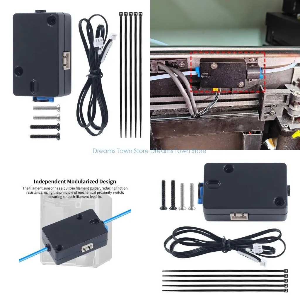 

HX6A Filament Monitoring Printer Real Time Runout Detection Sensory Replacement For K1C Printer