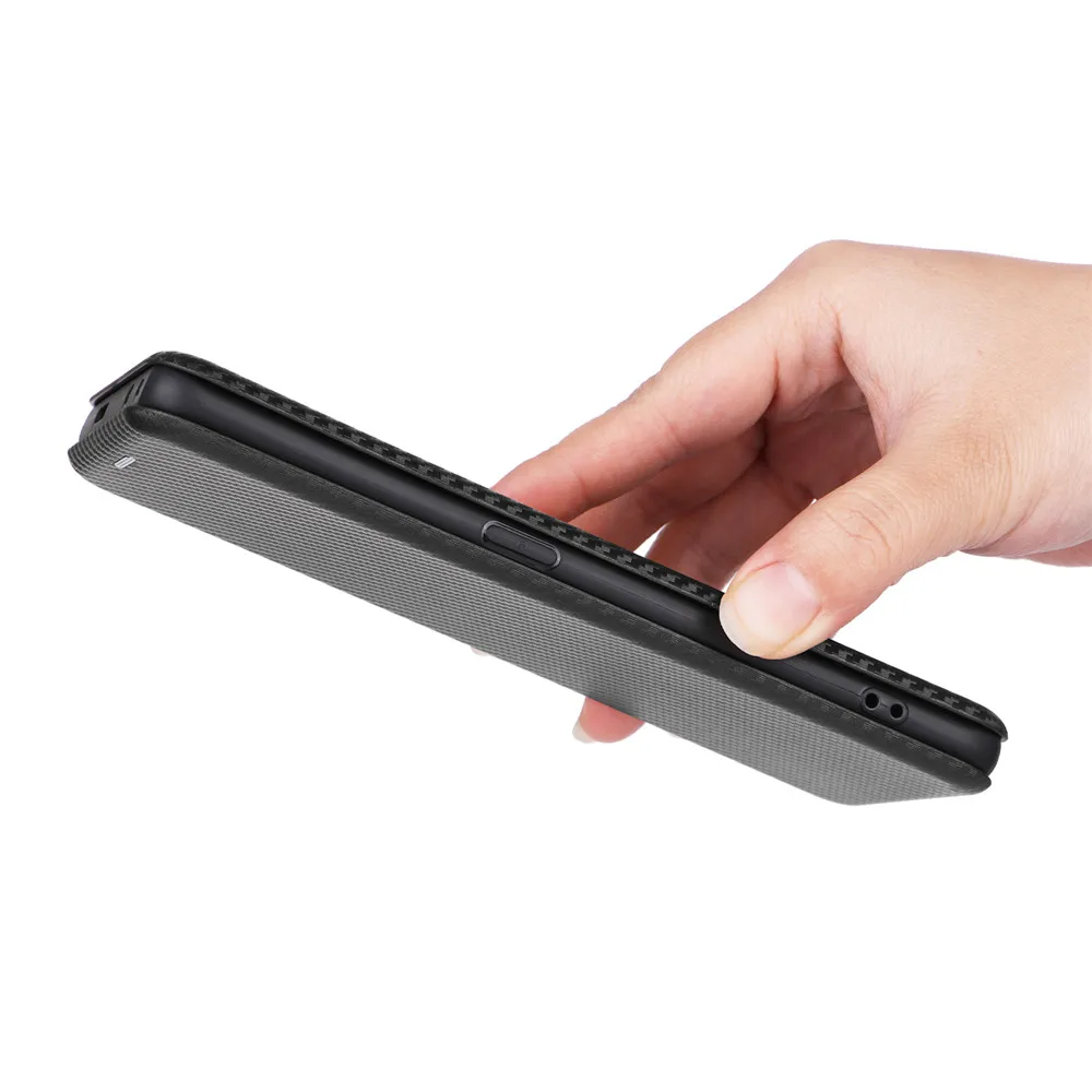 ل ممن لهم البحث X6 حالة فاخرة الوجه ألياف الكربون الجلد الامتزاز المغناطيسي الحال بالنسبة ممن لهم البحث X6 برو X 6 FindX6 أكياس الهاتف