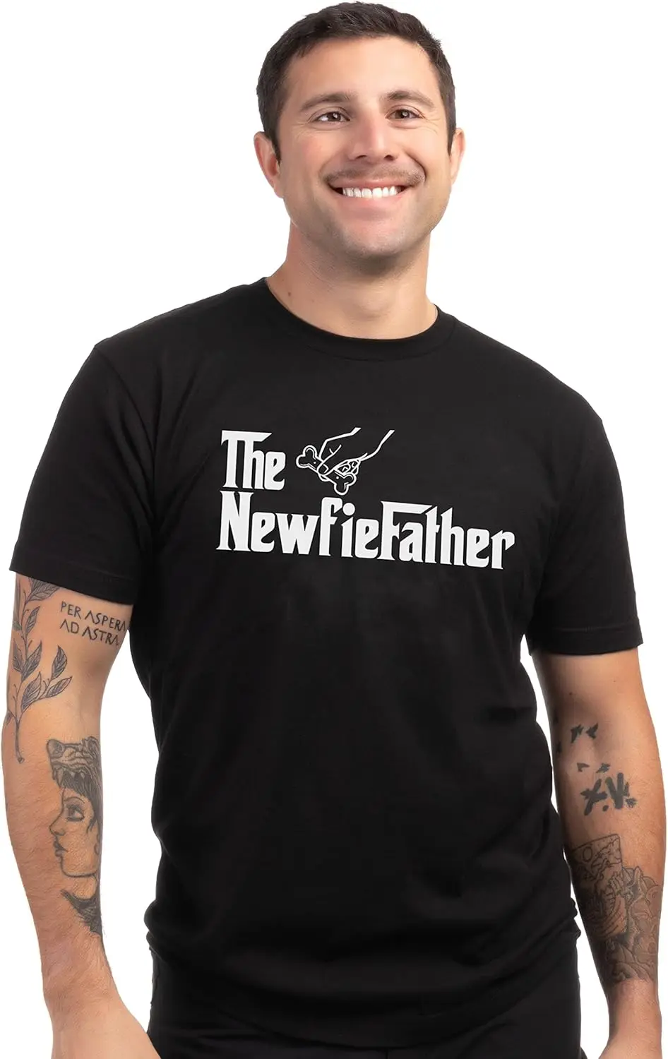 The Dogfather | Dog Father Dad Owner Funny Cute Pup Doggo Pet Fun Humor Daddy T-Shirt