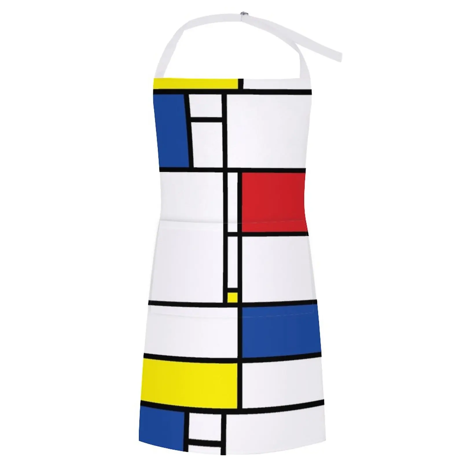 

Mondrian Minimalist De Stijl Modern Art  fatfatin Apron Kitchen Special Accessories Children'S Apron Home And Kitchen