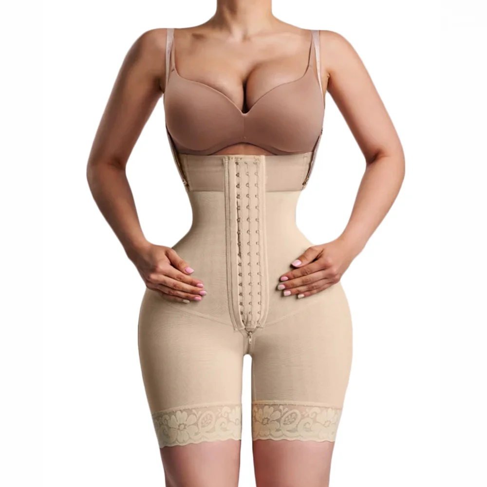 fajas Detachable shoulder strap high waist and hip lifting shapewear pants Women shapewear Slimming body tummy control underwear