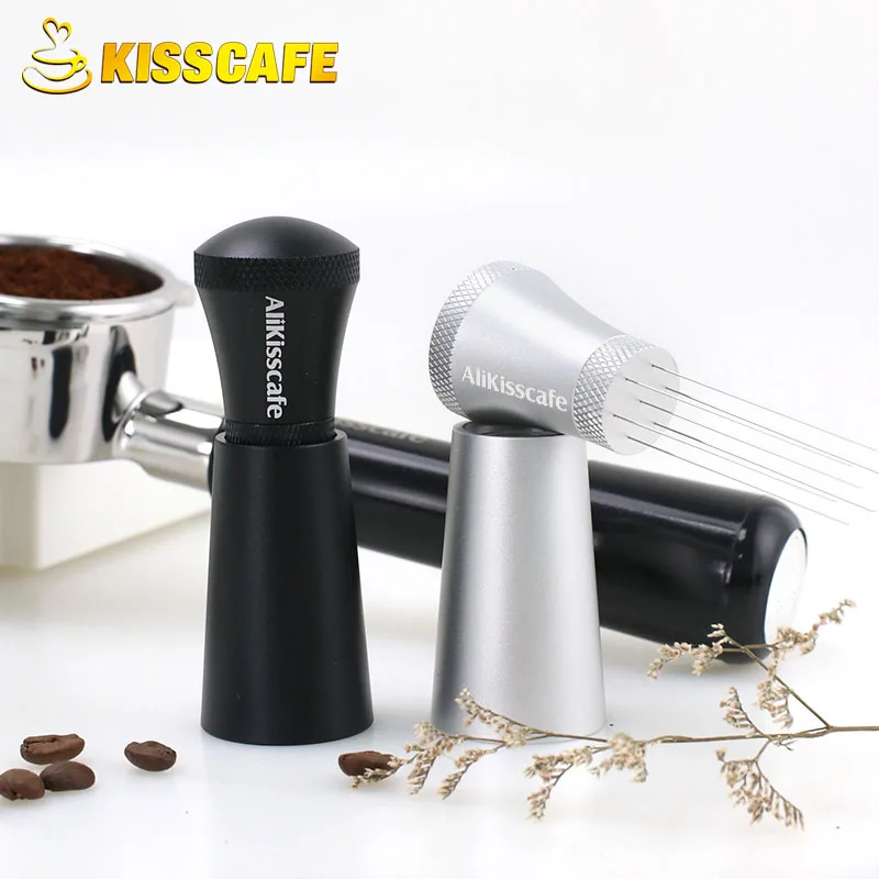 Coffee Needle Distributor Powder Stirring Wdt Tools With Stand For Delonghi Breville Machine Espresso Accessories Barista Tool
