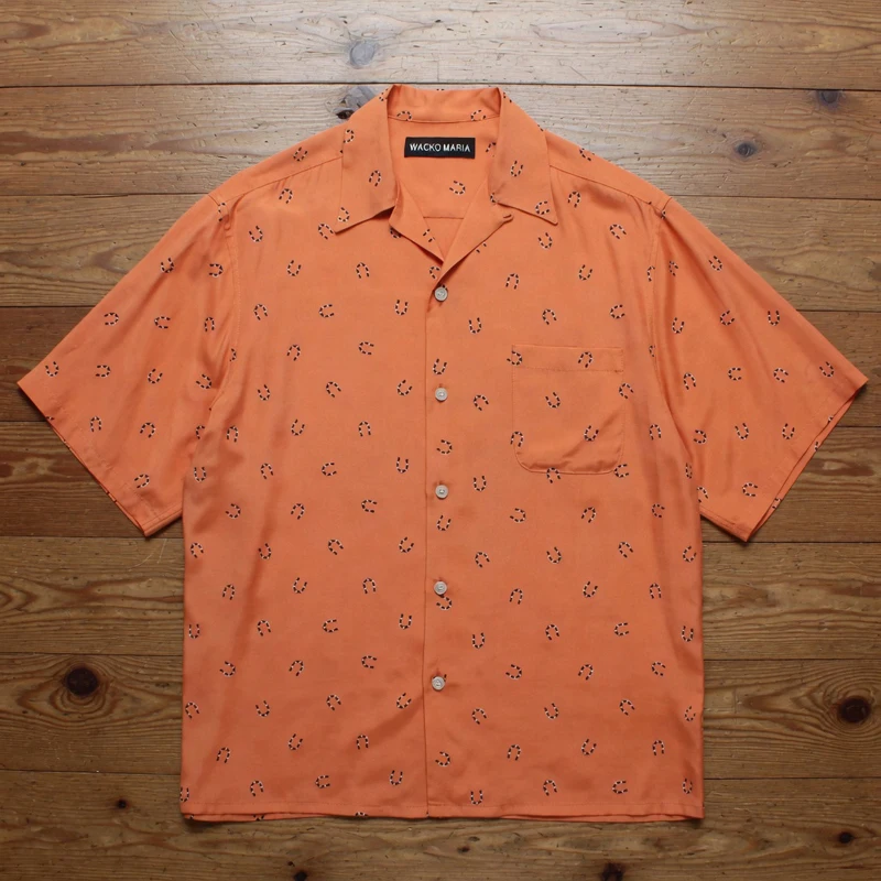 

26SS Hawaiian Style Wacko Maria Shirt Streetwear Men Women Casual Short Sleeve Fun Graphics Print Button Up Shirts