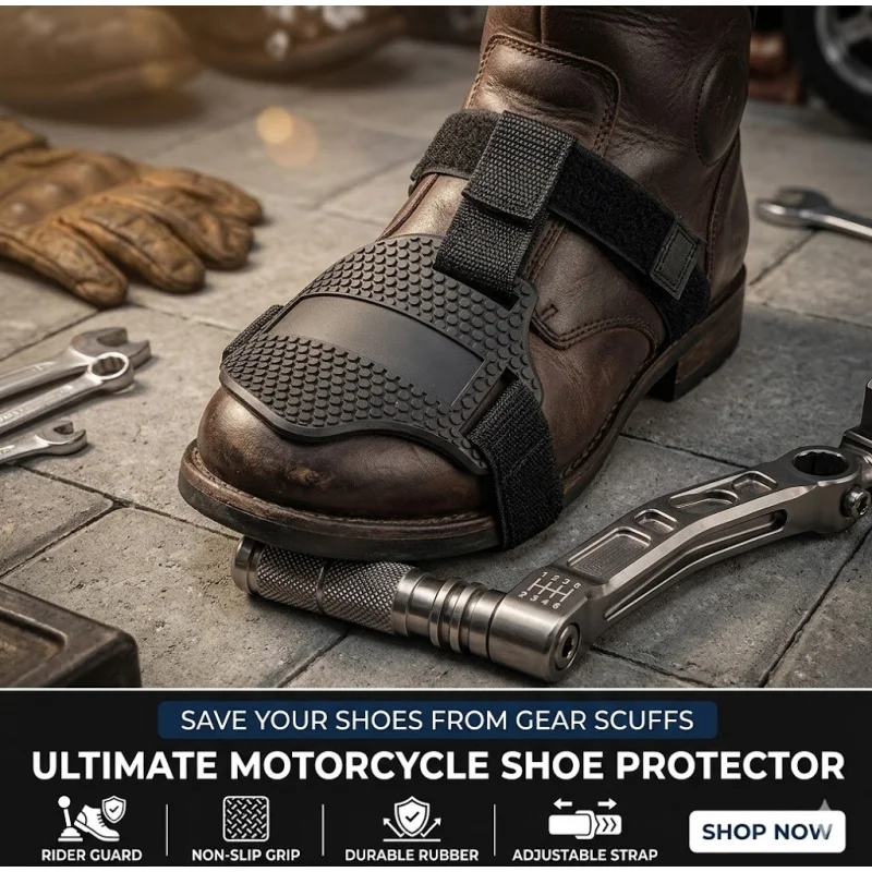 

Motorcycle Gear Shift Pad Anti-Slip Shoe Boot Protector Cover