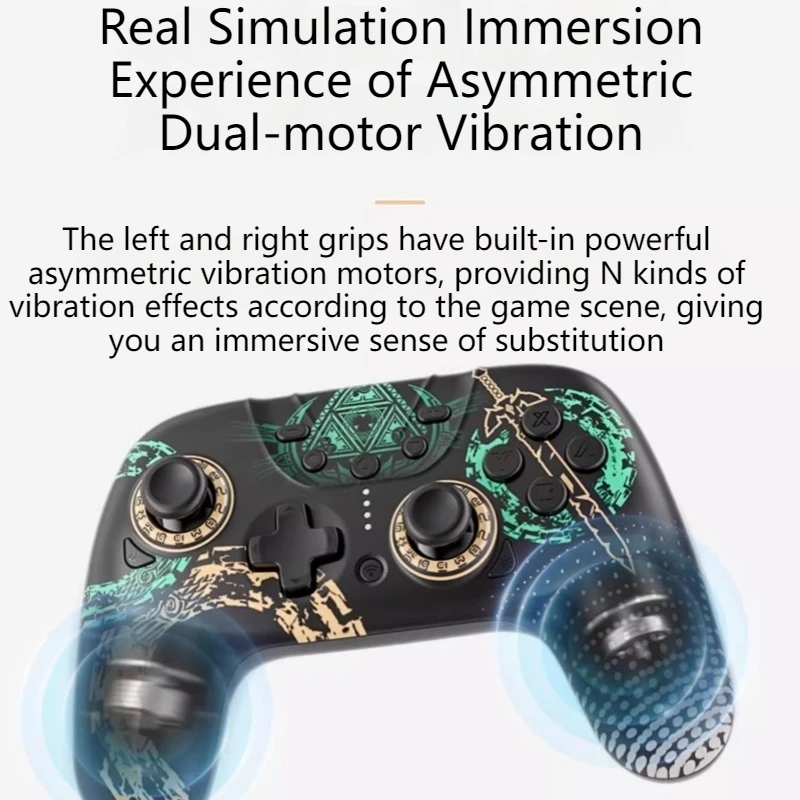 Aolion Switch Wireless Game Controller Tears Of The Kingdom Six Axis Gyroskop Long Endurance Macro Programming Game Controller