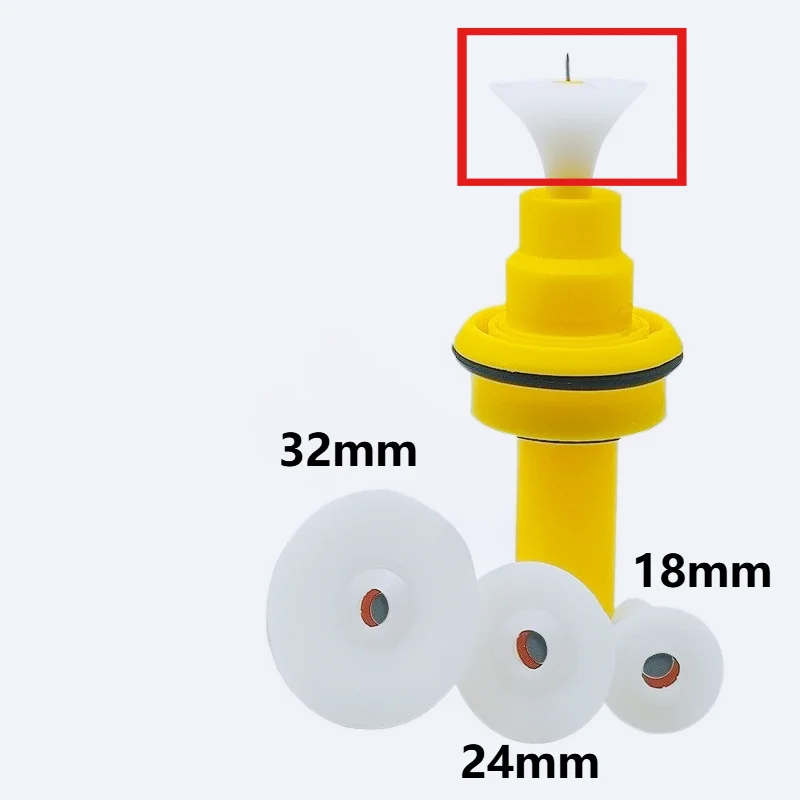 Manual Electrostatic Powder Spray Gun Electrode Holder 2322493 X1 with Complete Round Spray Nozzle for X1