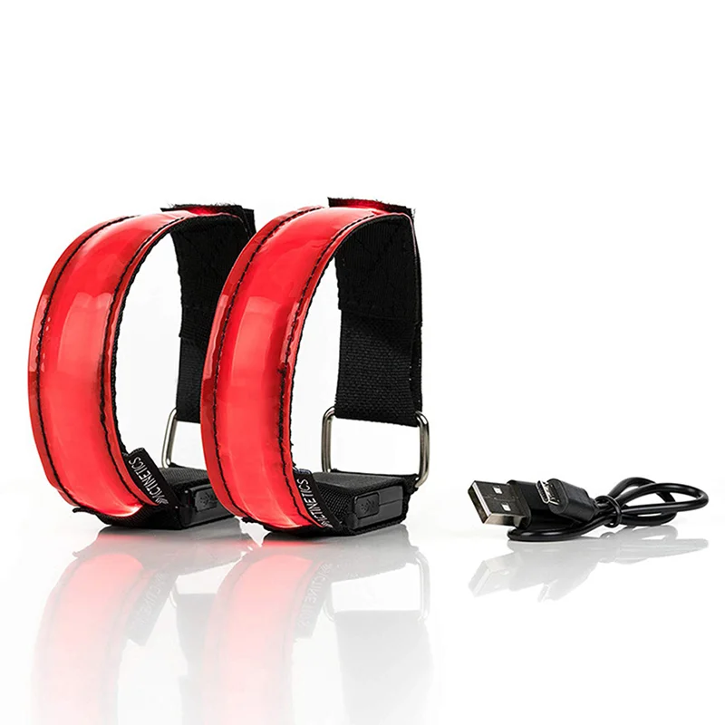 Night Reflective Safety Belt Sports Arm Band Cycling Concert Roller Light LED Light Luminous Night Running Armband Bracelet