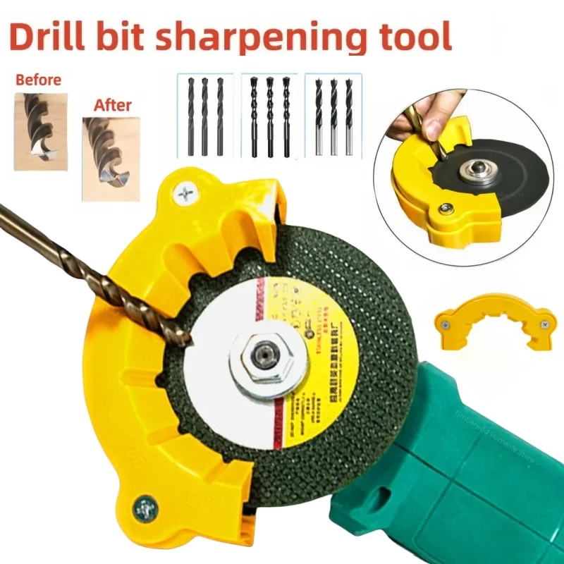 4-12mm Multipurpose Drill Bit Grinding Sharpener Polishing Grinding Tool Powered Tool Parts Applicable Angle Grinder For All Bit