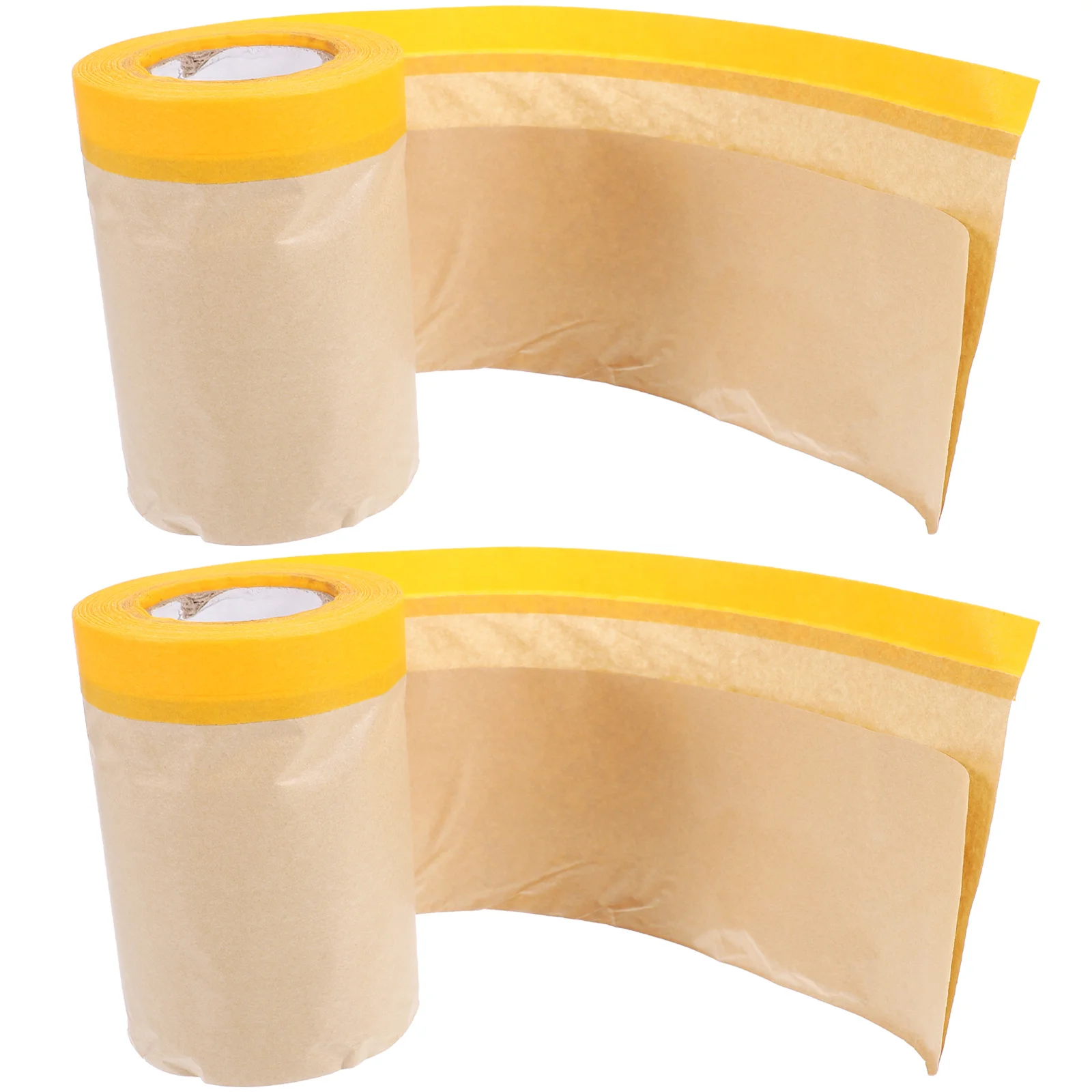 Adhesive Masking Paper 2 Rolls for Painting Furniture Floor Protection Easy Apply Remove No Mark Masking Paper Roll