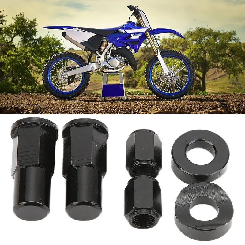 

Dirt Bike Rim Lock Nuts Bolts Spacer CNC Aluminum Motocross Valve Cap Spacer Bolts Kit Replacement Fits For 8x1.25mm Screws