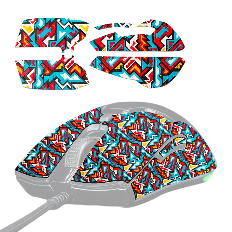 

Hotline Games Colorful Mouse Grip Tape Compatible With Razer Viper Mini Gaming Mouse (F01 Battel Fire)