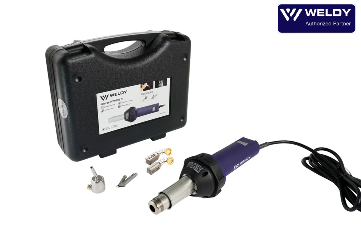 Weldy 1600 Вт HT1600D цифровая горелка, тепловая пушка, инструмент горячего воздуха, комплект для сварки пластика 120 В/230 В