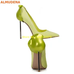 Suede Petalo Heel Pumps Shallow Slip On Thin High Heel Solid Candy Color Manufacturer Fashion Women Wedding Shoes