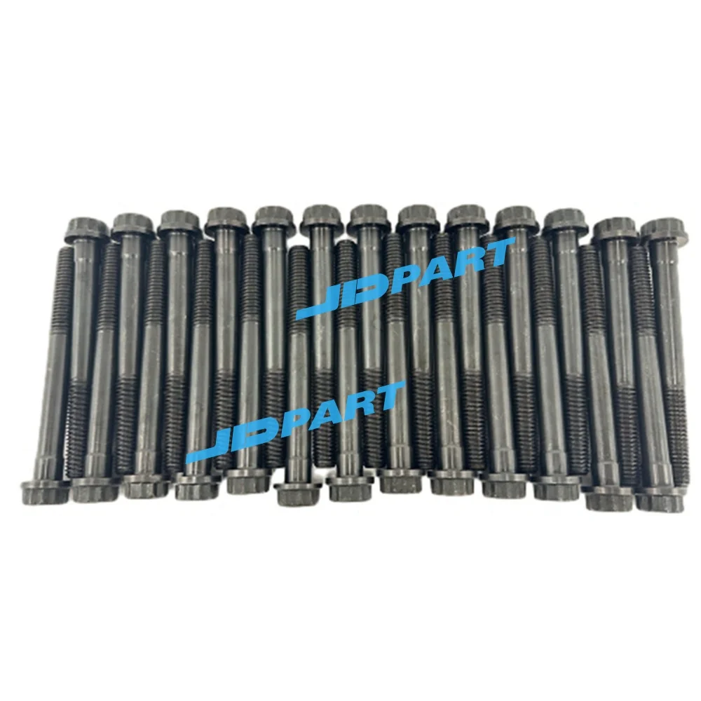 32PCS Cylinder Head Bolt For Hino H06C H07C Engine Spare Parts