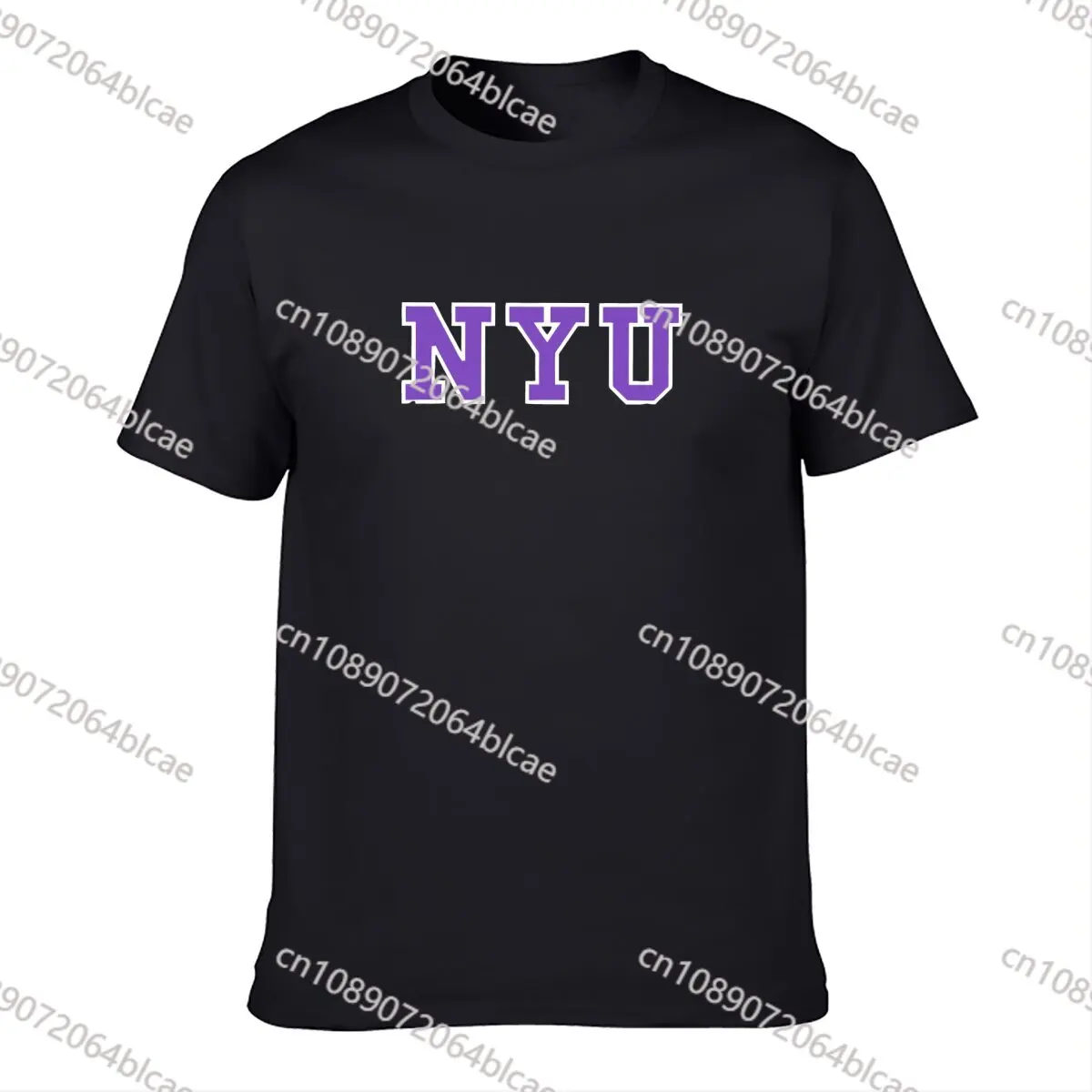 Camiseta sin etiqueta Popular de Nueva York univeres-nyu, primavera y verano, nueva