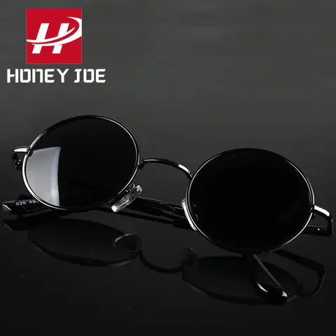 Vintage Round Polarized Sunglasses for Men Women Honey Joe