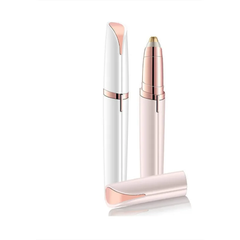 Recortador de cejas eléctrico 220 para mujer: removedor de vello recargable, moldeador de cejas automático, pluma de afeitar para cejas