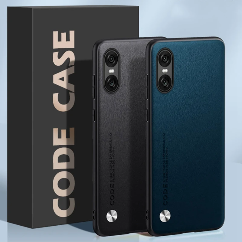 Luxury PU Leather Case For Sony Xperia 10 VI 10VI Back Cover Matte Silicone Protection Phone Case For Sony Xperia 10 V 10 IV 5G