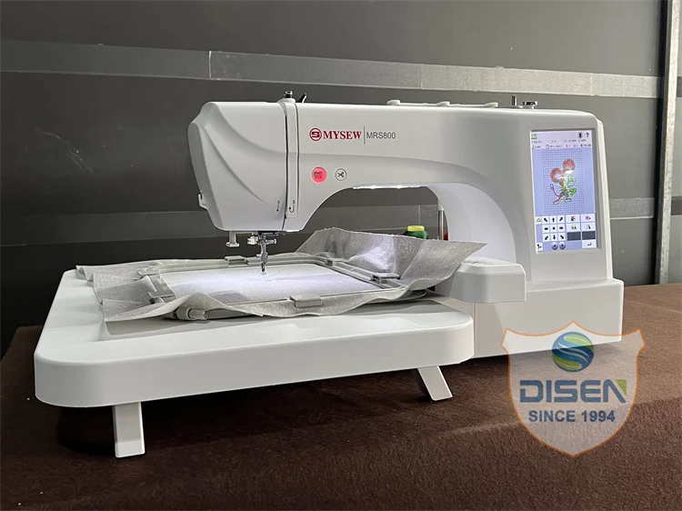 Computer Automatic Mini Portable Household Computerized Sewing MRS800 Embroidery Machine Mrs 800 300a Home Business AA